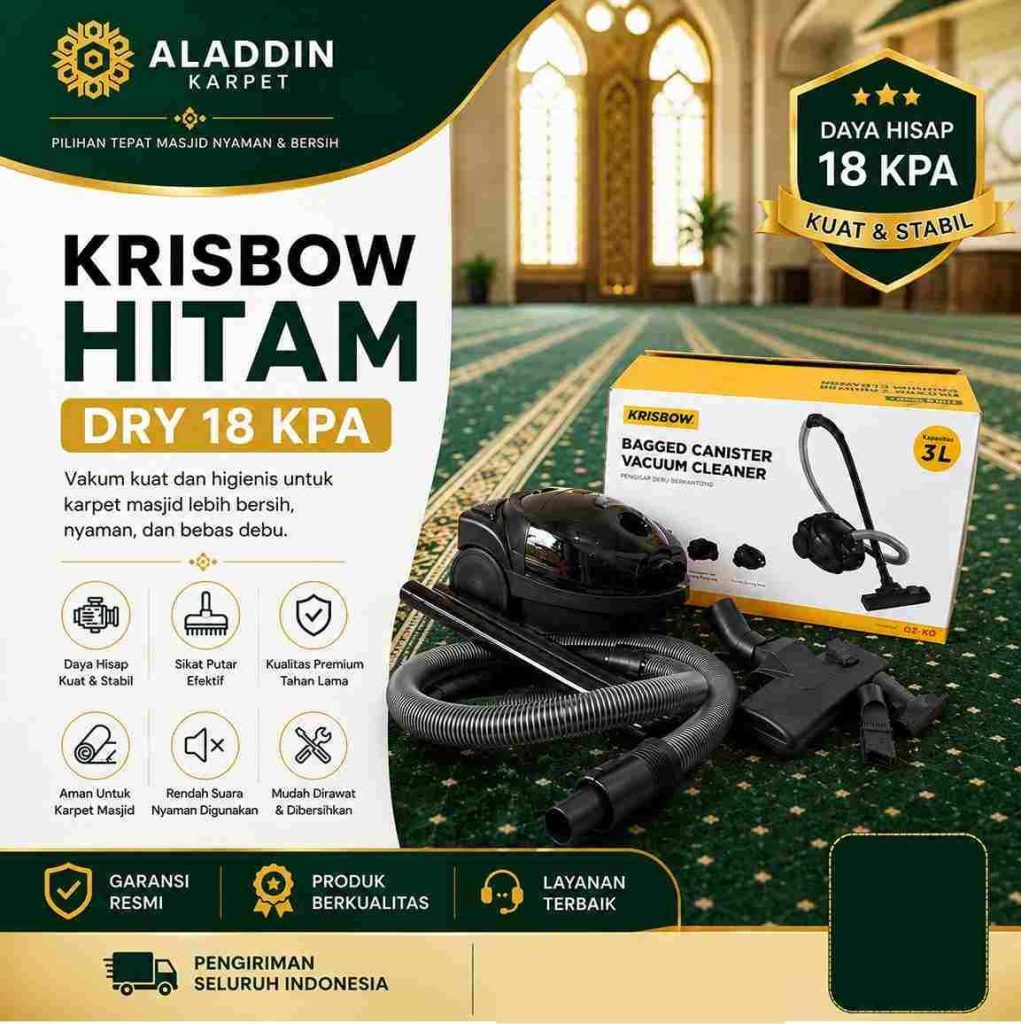 Vacuum Cleaner Krisbow Kudus untuk Rumah dan Masjid