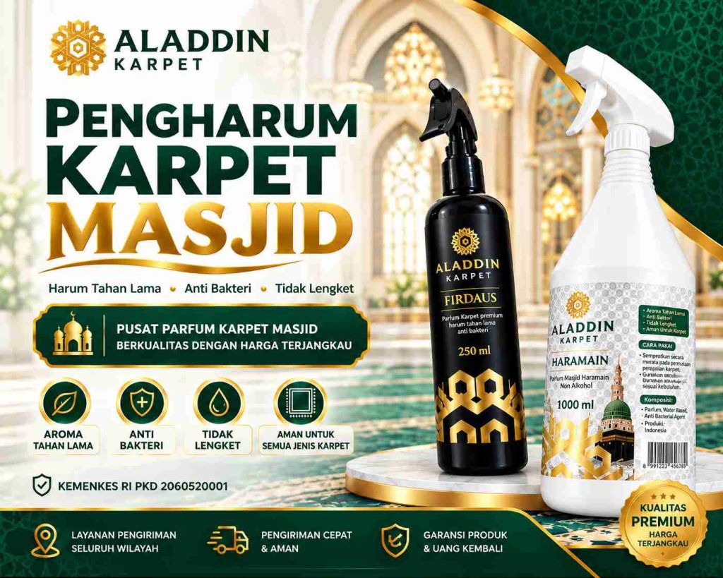 Pengharum Karpet Masjid Kudus untuk Ruang Ibadah Lebih Nyaman